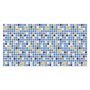 PVC obkladové 3D panely Mozaika modrá atlantik Grace, 955 x 480 mm, 2.E0224