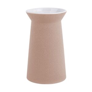 Keramická kónická váza Cast coned 24 cm Present Time (Barva- světle růžová)