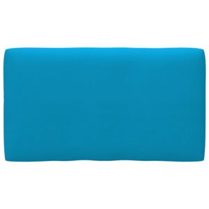 Poduška na pohovku z palet modrá 70 x 40 x 12 cm