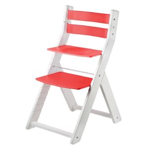 Rostoucí židle WOOD PARTNER SANDY KOMBI Barva: bílá/červená