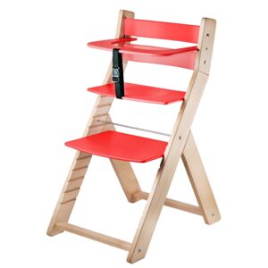 Rostoucí židle WOOD PARTNER LUCA Barva: lak/červená