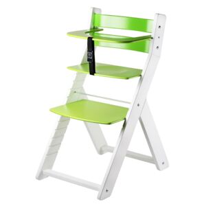 Rostoucí židle WOOD PARTNER LUCA kombi Barva: bílá/zelená