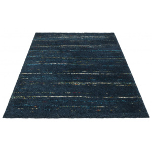 Vopi | Kusový koberec Highlights stripe 111 dark blue - 200 x 290 cm