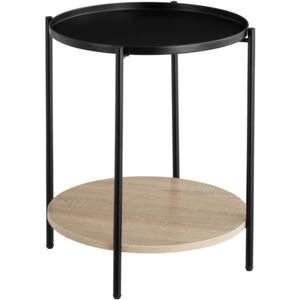 Tectake 404260 odkládací stolek sunderland - industrial světlé dřevo