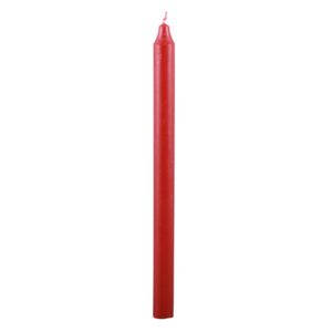 Broste Svíčka kulatá dlouhá 2,1 cm červená