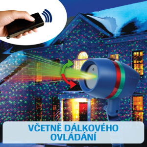StarShower Remote - Laserová lampa s dálkovým ovládáním
