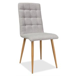 Jídelní židle - OTTO, nohy v dekoru dřeva, různé barvy na výběr Čalounění: béžová (tap.63)