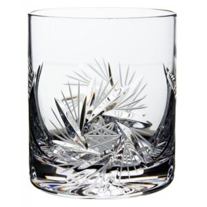 ONTE CRYSTAL, Broušené sklenice na whisky 330ml, Větrník 2 skleničky v balení
