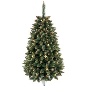 ANMA Vánoční stromek GOLD 220 cm borovice AM0049