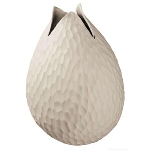 Keramická váza Asa Selection Carve béžová 22 cm