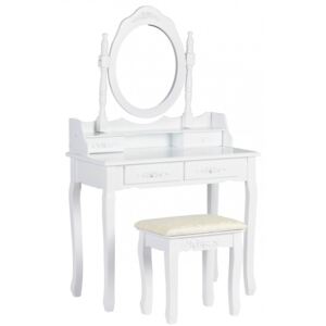 MODERNHOME Toaletní stolek VICTORIAN 90 cm bílý
