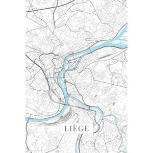 Mapa Liege white