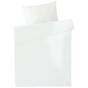 MERADISO® Perkálové ložní prádlo, 140 x 200 cm (bílá)