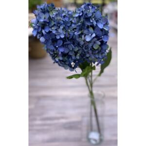 Umělá květina Silk-ka Hortenzie modrá 71cm