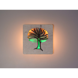Nástěnné svítidlo podsvícené Tree Chestnut W-88NT Typ: pouze do sestav 31x31cm, Výběr barvy dekoračního světla: zelená + žlutá