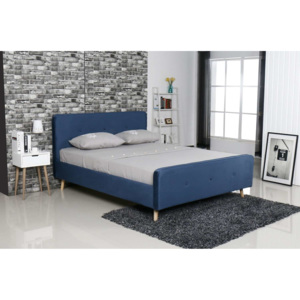 Čalouněná postel EMILY 1 modrá