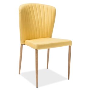 Jídelní židle - POLLY, různé barvy na výběr Čalounění: žlutá (tap.124)
