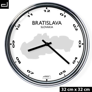 Kancelářské nástěnné hodiny: Bratislava