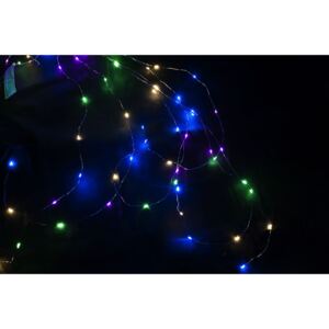 Nexos 59110 Vánoční dekorativní osvětlení – drátky - 48 LED barevné