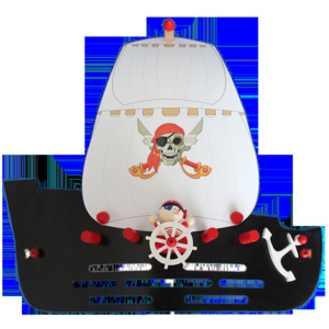 Dětské nástěnné svítidlo Elobra Pirátská loď 127124