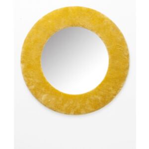 KARE DESIGN Zrcadlo Cherry - žluté, O80 cm