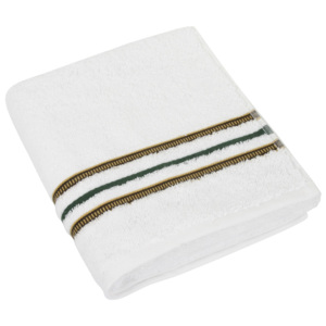 BELLATEX Froté ručníky a osušky Zelené kolekce bílá Ručník 50x100 cm