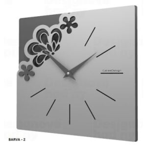 Designové hodiny 56-10-1 CalleaDesign Merletto Small 30cm Barva terracotta-24