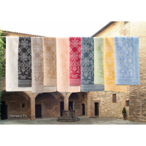 Damasco Lino - ručník Barva: horčicová / senape, Rozměr: 60x45