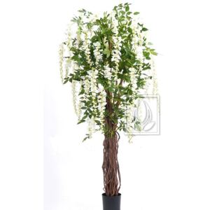 EG Umělý strom Wisteria Liane (180cm) bílá