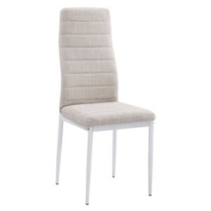 Jídelní židle Toe nova (béžová + bílá)
