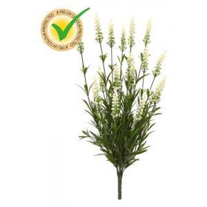 MF Umělá květina Levandule (50cm) - UV - bílá