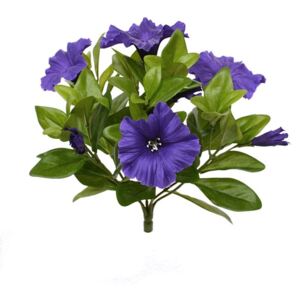 MF Umělá rostlina Petunie (25cm) - modrá