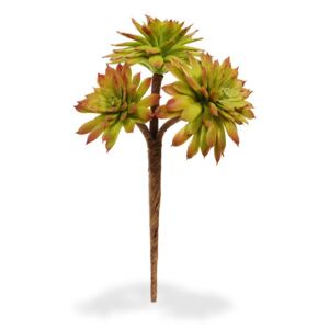 MF Umělá rostlina Mini Echeveria Red (17cm)