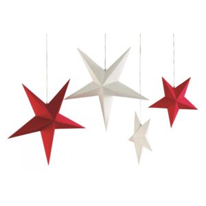 Vánoční hvězda 4 varianty - Philippi Průměr: 24 cm červená