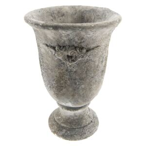 Dekorativní kamenná váza antik - Ø 16*22 cm