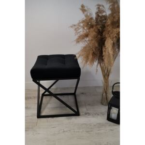 Čalouněná stolička Maugi - černé nohy Velutti 100
