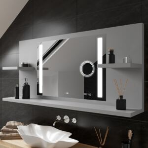 Zrcadlo s poličkami LED L02