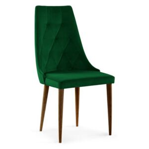 OVN ATR židle CAREN II zelená/ořech