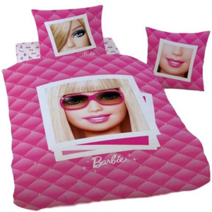 CTI Povlečení Barbie portrét - 140x200, 60x80, bavlna