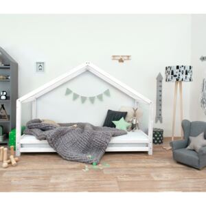 Benlemi Dětská postel domeček SIDY Zvolte barvu: Bílá, Rozměr: 90 x 160 cm