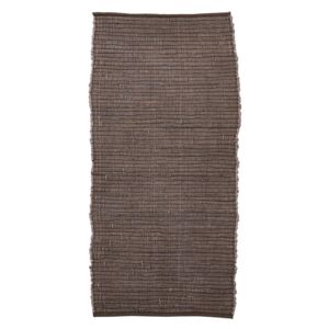 Bavlněný koberec Chindi Brown 160x70cm