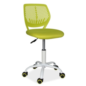 Kancelářská otočná židle v limetkově zelené barvě KN760