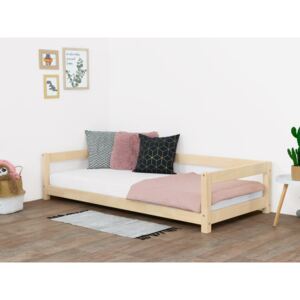 Benlemi Dětská postel STUDY Zvolte barvu: Přírodní dekor bez laku, Rozměr: 70 x 160 cm