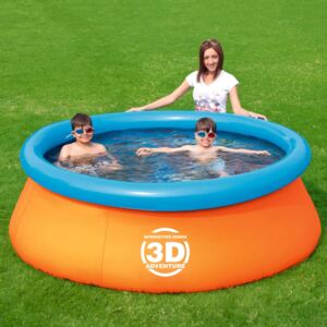 Nadzemní bazén s límcem Splash & Play 3D 213 x 66 cm BESTWAY