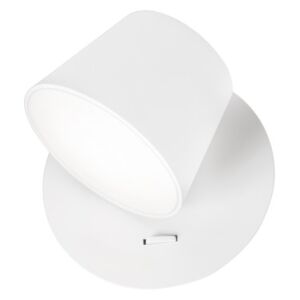 Vkusná a jednoduchá nástěnná LED lampička Amadeo - 6 W LED, bílá