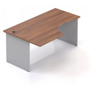 Rohový stůl Visio LUX 160 x 100 cm, levý ořech