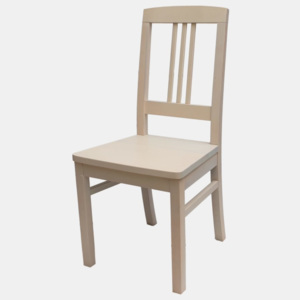 Inter-Styl Jídelní židle country styl - bílá 95x45x46cm, výška sedáku 43 cm