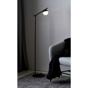 Minimalistická nadčasová stojací lampa Contina v mosazné nebo černé variantě - Ø 100 x 1395 x 280 mm, 10 W, G9, mosaz