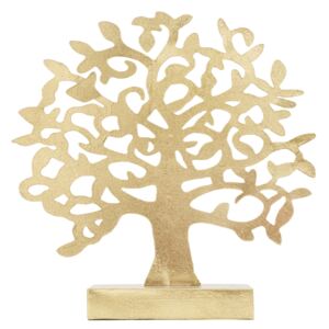 Skulptura TREE GOLD 31 CM Doplňky | Sochy a sošky