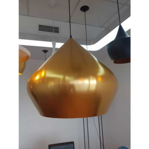 Závěsné designové LED svítidlo shout zlaté